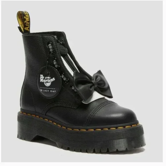 Dr. Martens | Sinclair Lazy Oaf Leather Platform Boots - Picture 4 of 11